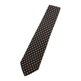 Salvatore Ferragamo サルヴァトーレフェラガモ 総柄 シルク100％ ネクタイ ブラック系 メンズ【中古】