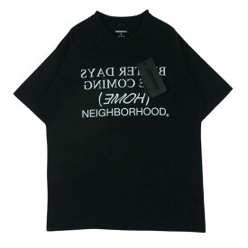 NEIGHBORHOOD ネイバーフッド 211PCNH-ST17 HOME S/S C-TEE 半袖 Tシャツ カットソー ブラック系 S メンズ【古着】【中古】