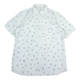 uniform experiment ユニフォームエクスペリメント 15SS UE-150083 S/S STAR B.D SHIRT スター ボタンダウン 半袖 シャツ ホワイト系 3 メンズ【古着】【中古】