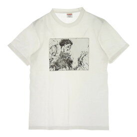 Supreme シュプリーム Tシャツ 17AW × AKIA アキラ Akira Arm Tee ロゴ アキラ プリント Tシャツ ホワイト系 S メンズ【古着】【中古】