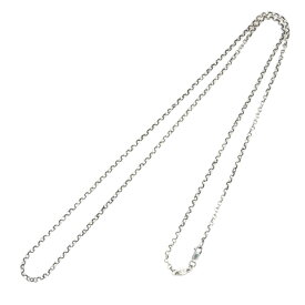 CHROME HEARTS クロムハーツ（原本無） NECKCHAIN 24INCH 24インチ ロール チェーン ネックレス シルバー系 メンズ【中古】