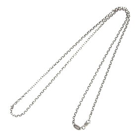 CHROME HEARTS クロムハーツ（原本無） NECKCHAIN R20 20inch 20インチ ロール チェーン ネックレス シルバー系 メンズ【中古】