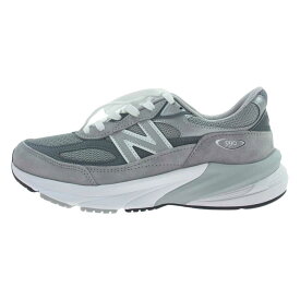 NEW BALANCE ニューバランス スニーカー M990GL6 USA製 996V6 ピッグスキンスエード シンセティックレザー メッシュ ローカット スニーカー グレー系 ホワイト系 26.5cm 【新古品】【未使用】 メンズ【中古】