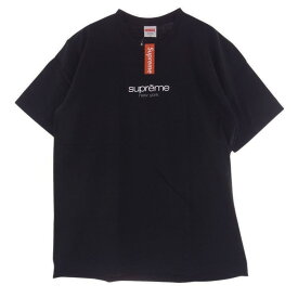 Supreme シュプリーム Tシャツ 22SS Classic Logo Tee クラシックロゴ Tシャツ ブラック系 M 【新古品】【未使用】 メンズ【古着】【中古】
