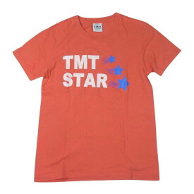TMT ティーエムティー TMT STAR プリント 半袖 Tシャツ オレンジ系 S メンズ【古着】【中古】