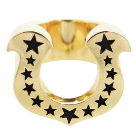 TENDERLOIN テンダーロイン 【新品仕上げ済】T-H.S RING 8K ゴールド ホース シュー リング ゴールド系 10号 【美品】 メンズ【中古】