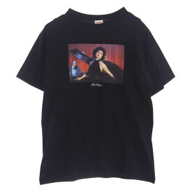 Supreme シュプリーム 11AW David Lynch Vevet Tee デビットリンチ ブルーベルベット 半袖 Tシャツ ブラック系 L メンズ【古着】【中古】