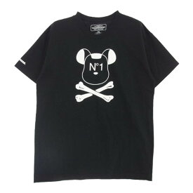 NEIGHBORHOOD ネイバーフッド × BE@RBRICK ベアブリック プリント Tシャツ 半袖カットソー ブラック系 L メンズ【古着】【中古】