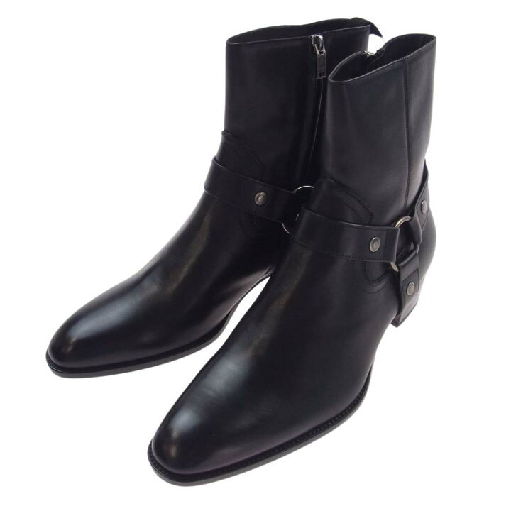 楽天市場】SAINT LAURENT サンローラン ブーツ D1634225 サイドジップ 