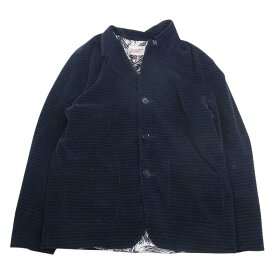 TENDERLOIN テンダーロイン 14AW T-CORDUROY JKT 裏地ウルフ コーデュロイ テーラード ジャケット ネイビー系 S メンズ【古着】【中古】