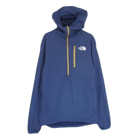 THE NORTH FACE ノースフェイス NL62121 Expedition Grid Fleece Hoodie エクスペディション グリッド フリース フーディ ジャケット ブルー系 XL メンズ【古着】【中古】