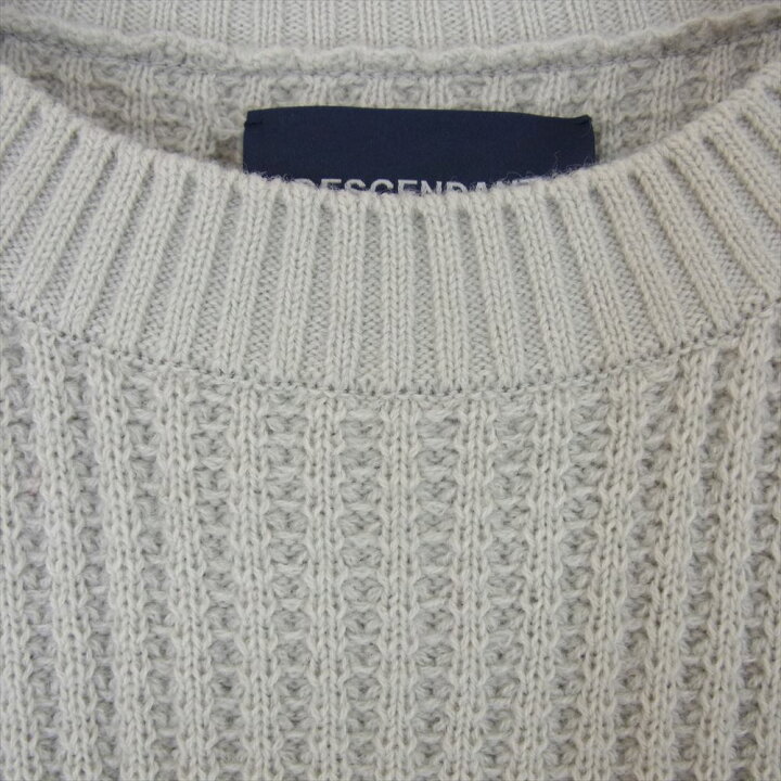 楽天市場】DESCENDANT ディセンダント 22AW GAUFRE WAFFLE KNIT 