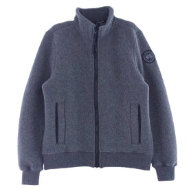 CANADA GOOSE カナダグース 7049MB Black Label Lawson Jacket Kind Fleece ローソンジャケット カインドフリース グレー系 M 【極上美品】 メンズ【古着】【中古】
