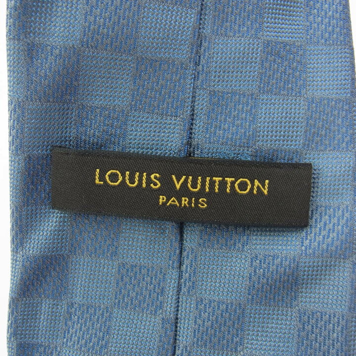 楽天市場】LOUIS VUITTON ルイ・ヴィトン ダミエ柄 シルク ネクタイ  