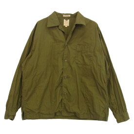 サンカ Sanca オーバーシャツ 長袖 シャツ ジャケット オリーブ カーキ系 3 メンズ【古着】【中古】
