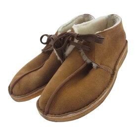 Clarks クラークス ブーツ × UNITED ARROWS 別注 DESERT TREK ボアムートン ブーツ ブラウン系 26.5cm メンズ【中古】