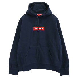 Supreme シュプリーム 24AW Box Logo Hooded Sweatshirt ボックス ロゴ フーデッド スウェットシャツ パーカー Navy ネイビー系 L 【新古品】【未使用】 メンズ【古着】【中古】