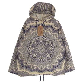 TENDERLOIN テンダーロイン 16SS T-PAISLEY HOODED NAVY ペイズリー フーデッド パーカー ネイビー系 S 【美品】 メンズ【古着】【中古】