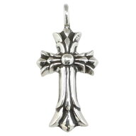 CHROME HEARTS クロムハーツ（原本無） 国内正規店レシート付属 DBL CH CRS ダブルCHクロス チャーム ペ…