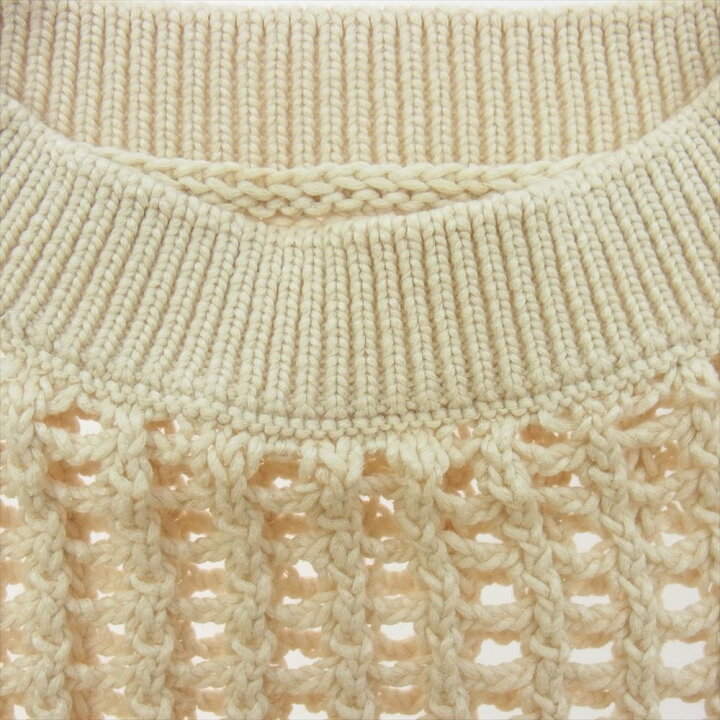 楽天市場】HYKE ハイク ベスト 24SS 11362 CROCHETED CROPPED SWEATER 