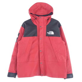 【～5/1期間限定価格】Supreme シュプリーム ジャケット 18AW THE NORTH FACE Leather Mountain Parka ノースフェイス レザー マウンテンパーカー レッド系 ブラック系 メンズ【古着】【中古】