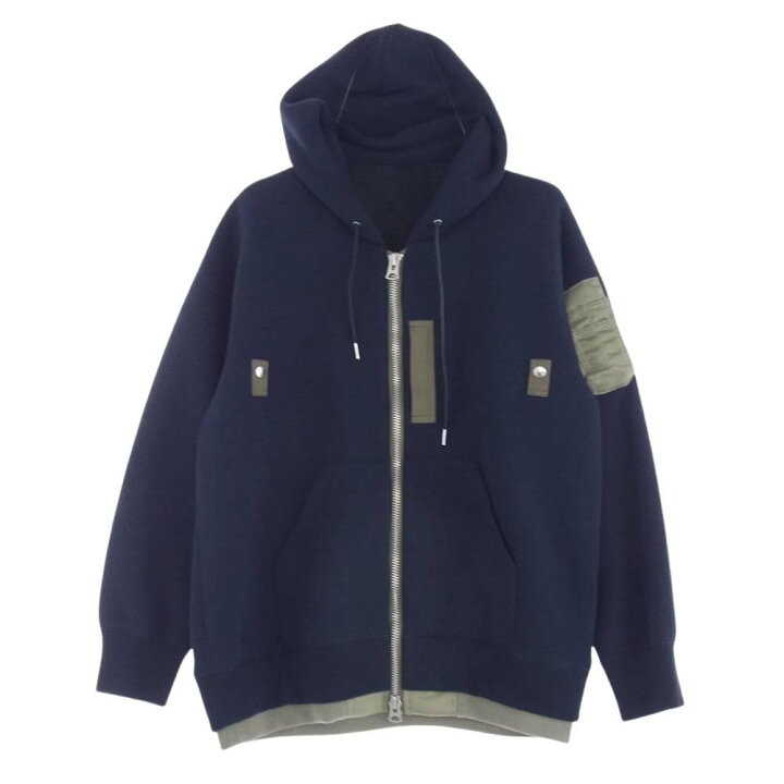 楽天市場】Sacai サカイ 24SS 24-03335M Sponge Sweat x Nylon Twill  
