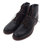 RED WING レッドウィング ブーツ 9060 茶芯 BECKMAN FLATBOX ベックマン フラットボックス ワーク ブーツ ブラック系 29cm メンズ【中古】