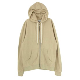 ジョンエリオット JOHN ELLIOTT フルジップ パーカー ベージュ系 1 メンズ【古着】【中古】