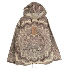 TENDERLOIN テンダーロイン 16SS T-PAISLEY HOODED BROWN ペイズリー フーデッド パーカー ブラウン系 S 【美品】 メンズ【古着】【中古】