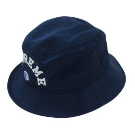 Supreme シュプリーム 24SS × Champion チャンピオン Mesh Crusher Hat メッシュ クラッシャー ハット ネイビー系 S/M メンズ【中古】
