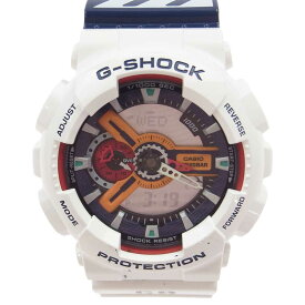 G-SHOCK ジーショック 時計 GA-110PS-7AJR × EVANGELION エヴァンゲリオン 綾波レイ プラグスーツモデル アナデジ 腕時計 ウォッチ 不動品 ホワイト系 メンズ【中古】