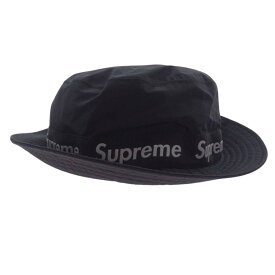 Supreme シュプリーム 帽子 17AW Taped Seam Crusher Hat テープド シーム クラッシャー ハット ブラック系 メンズ【中古】