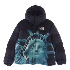 Supreme シュプリーム ダウンジャケット THE NORTH FACE ノースフェイス 国内正規品 19AW ND91901I Statue of Liberty Baltoro Jacket バルトロ ジャケット ネイビー系 ライトブルー系 M メンズ【古着】【中古】