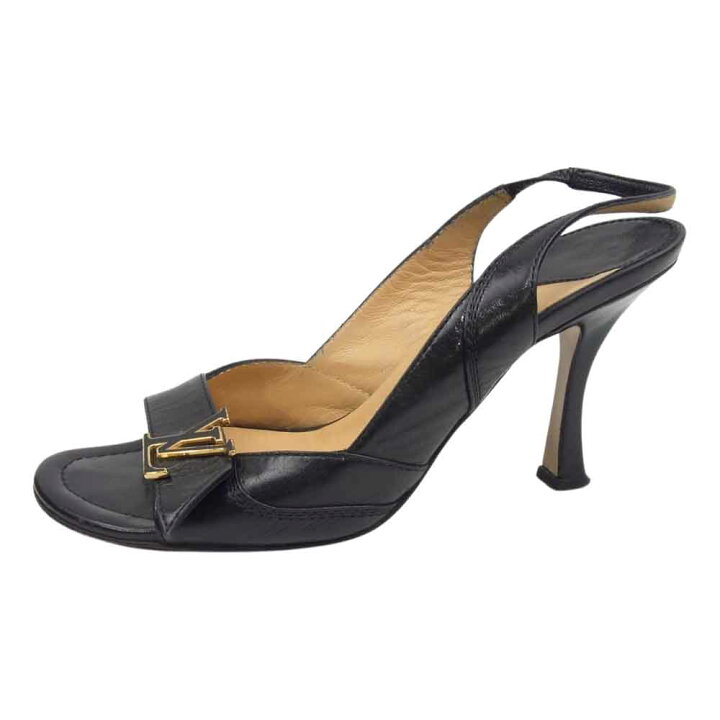 楽天市場】LOUIS VUITTON ルイ・ヴィトン パンプス LVロゴプレート  