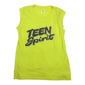 UNDERCOVER アンダーカバー その他トップス teen spirit プリント ノースリーブ カットソー イエロー系 M レディース【古着】【中古】