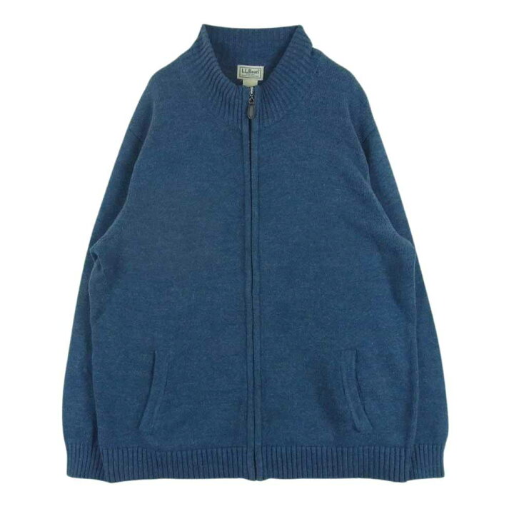 楽天市場】L.L.Bean エルエルビーン コットン ニット フルジップ 