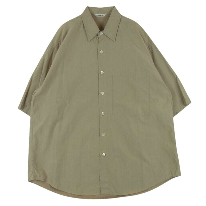 楽天市場】AURALEE オーラリー 半袖シャツ 23SS A23SS03TN WASHED FINX 
