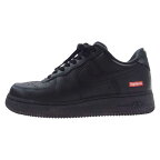 Supreme シュプリーム スニーカー CU9225-001 × Nike Air Force 1 Low ナイキ エアフォース1 ロー スニーカー ブラック系 25.5cm メンズ【中古】