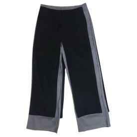 UNDERCOVER アンダーカバー UCR1513 ウールパッチ付 コットン デザイン パンツ ブラック系 1 メンズ【古着】【中古】