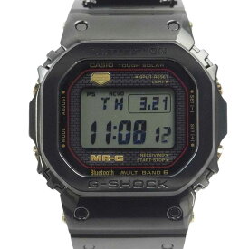 G-SHOCK ジーショック 時計 MRG-B5000B-1JR MR-G タフソーラー デジタル 時計 ウォッチ ブラック系 【美品】 メンズ【中古】