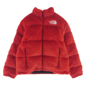 Supreme シュプリーム ジャケット 20AW × The North Face Faux Fur Nupste Jacket ノースフェイス フェイク ファー ヌプシ ジャケット レッド系 M メンズ【古着】【中古】