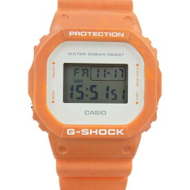 G-SHOCK ジーショック 時計 DW-5600WS-4JF 5600 SERIES デジタル ウォッチ 時計 オレンジ系 メンズ【中古】