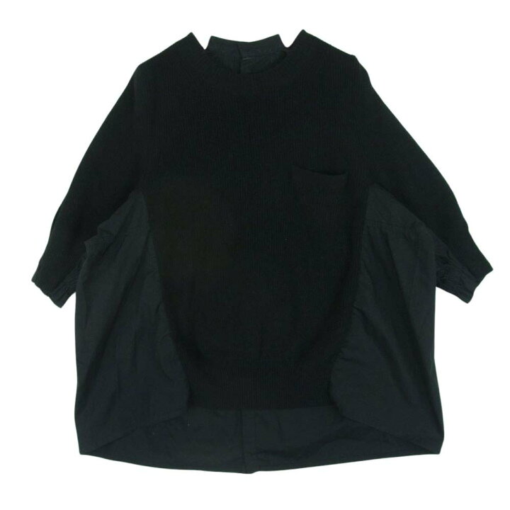 楽天市場】Sacai サカイ 17-03322 バックシャツ ブラウス プリーツ  