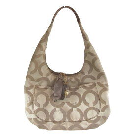 COACH コーチ 14061 ハンドバッグ ベージュ系 レディース【中古】