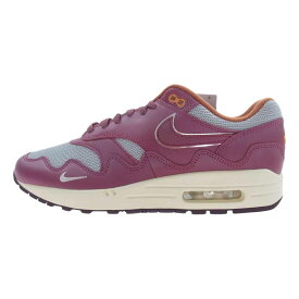 NIKE ナイキ スニーカー DO9549-001 Patta Air Max 1 Night Maroon パタ エアマックス スニーカー ワインレッド系 27.5cm 【美品】 メンズ【中古】