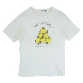 UNDERCOVER アンダーカバー FOR REBELS LEMON 丸首 半袖 Tシャツ レモン ホワイト系 2 メンズ【古着】【中古】