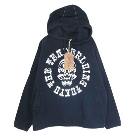 TENDERLOIN テンダーロイン T-SWEAT PARKA ボルネオスカル スウェット パーカー ブラック系 S メンズ【古着】【中古】