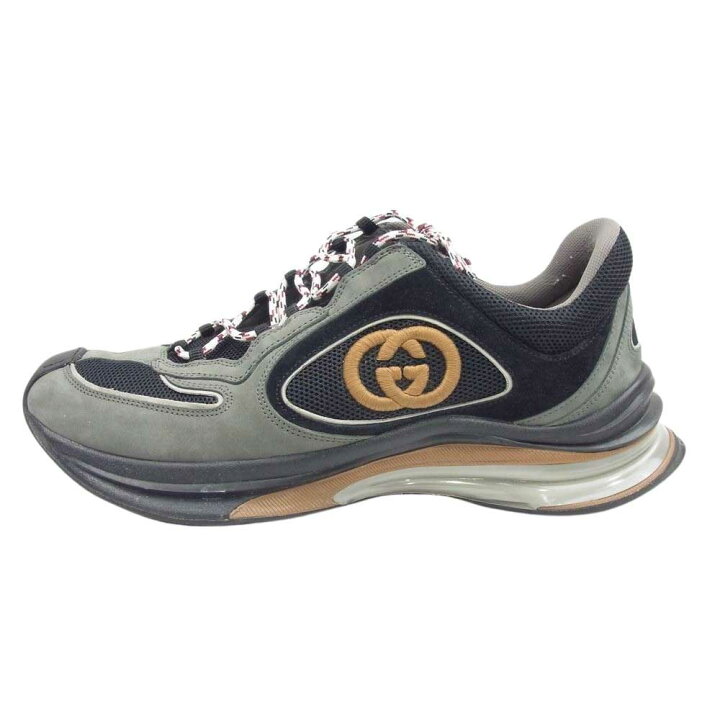 楽天市場】GUCCI グッチ スニーカー run lace up sneakers ラン レース  
