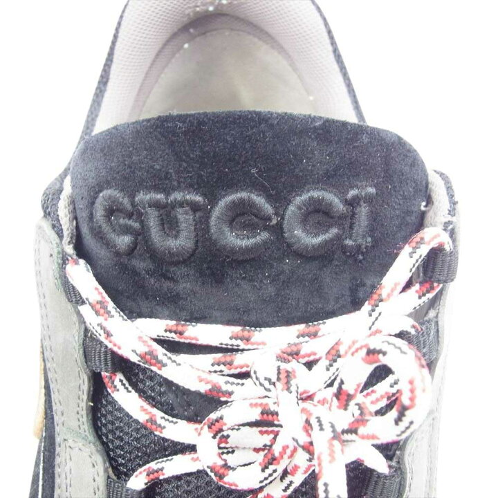 楽天市場】GUCCI グッチ スニーカー run lace up sneakers ラン レース 