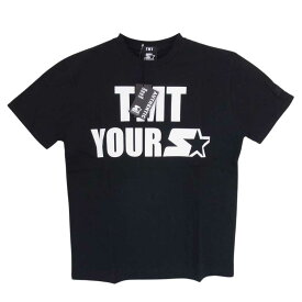 TMT ティーエムティー TCS-S19ST01 STARTER BLACK LABEL COLLABORATION スターター 半袖 Tシャツ ブラック系 S 【新古品】【未使用】 メンズ【古着】【中古】